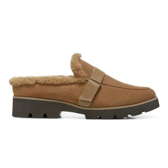 Vionic Kailen Women Faux Shearling Mule Orthotic Insole Arch Support Size 10 - Picture 2 of 10